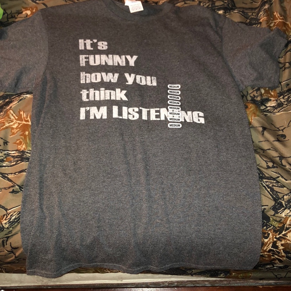 Comfy grey t shirt, new with tags.